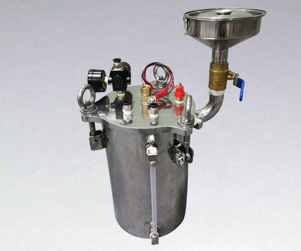 不銹鋼壓力桶/加漏斗/加高低液位傳感器/加液位顯示